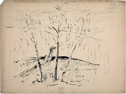 Бехтеев Владимир Георгиевич. Пейзаж в Тарусе